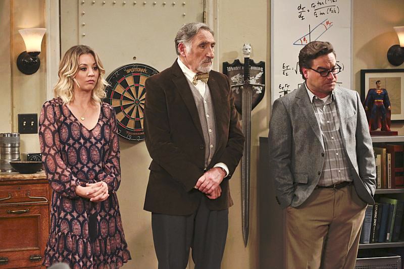 The Big Bang Theory : Photo Johnny Galecki, Judd Hirsch, Kaley Cuoco