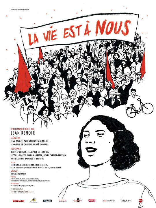 La Vie Est À Nous : Affiche