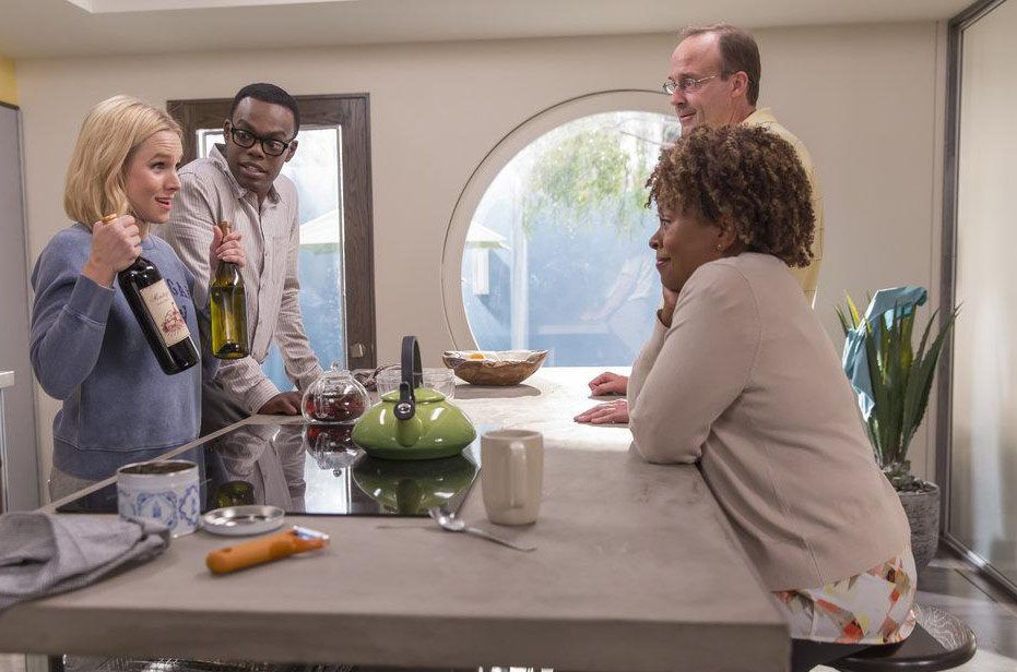 The Good Place : Photo John Hartmann, Kristen Bell, Monnae Michaell, William Jackson Harper