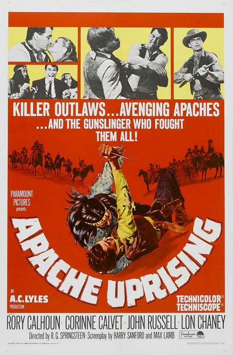Sur la piste des Apaches : Affiche