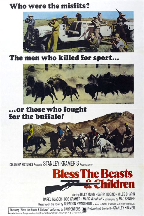 Bless the beasts and children : Affiche