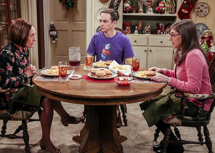 The Big Bang Theory : Photo Laurie Metcalf, Mayim Bialik, Jim Parsons