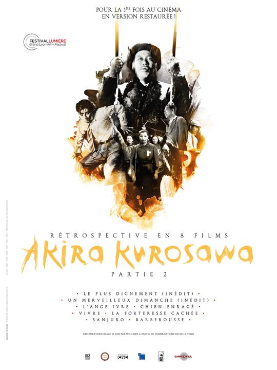 Rétrospective Akira Kurosawa - Partie 2 : Affiche