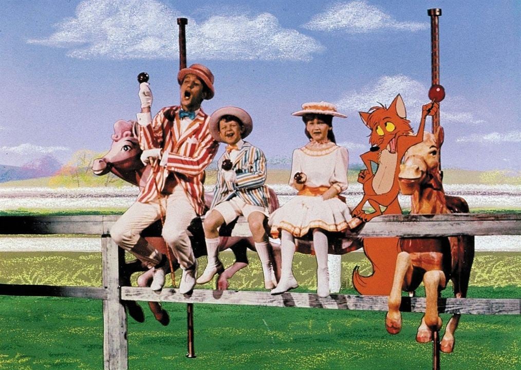 Mary Poppins : Photo Karen Dotrice, Dick Van Dyke, Matthew Garber