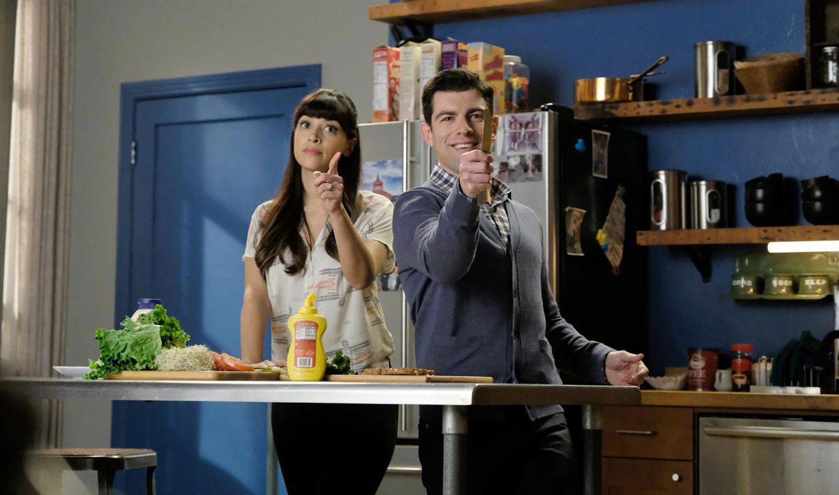 New Girl : Photo Hannah Simone, Max Greenfield