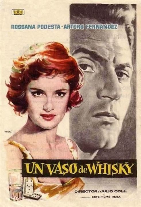 Un vaso de whisky : Affiche