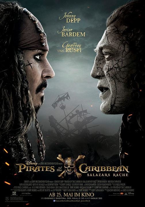 Pirates des Caraïbes : la Vengeance de Salazar : Affiche