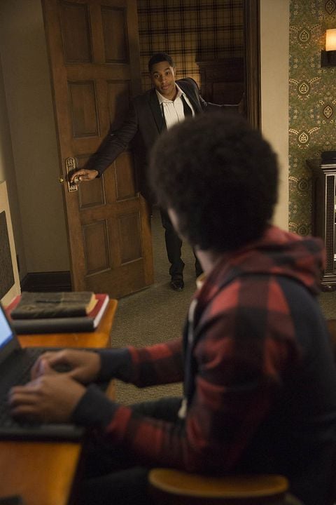 Dear White People : Photo Brandon P Bell, DeRon Horton