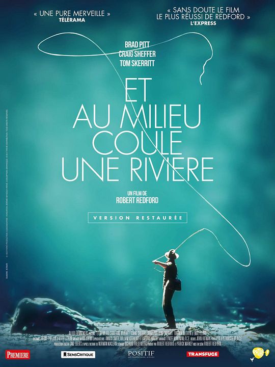Et au milieu coule une rivière : Affiche