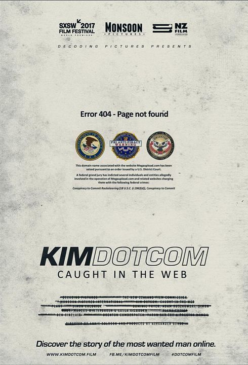 Kim Dotcom: Caught In The Web : Affiche