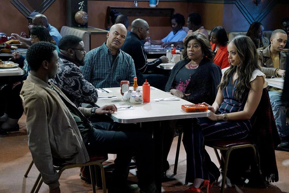 The Carmichael Show : Photo Loretta Devine, David Alan Grier, Jerrod Carmichael, Lil Rel Howery, Amber Stevens West