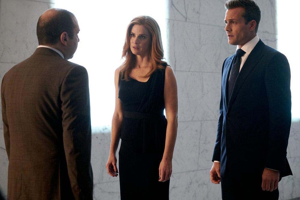 Suits : avocats sur mesure : Photo Sarah Rafferty, Gabriel Macht