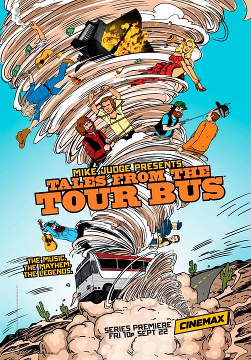 Mike Judge Présente : Les contes du bus de tournée : Affiche