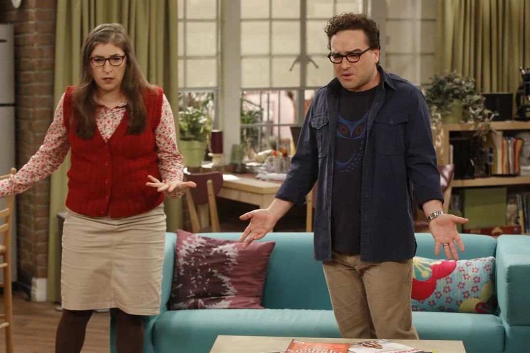 The Big Bang Theory : Photo Johnny Galecki, Mayim Bialik