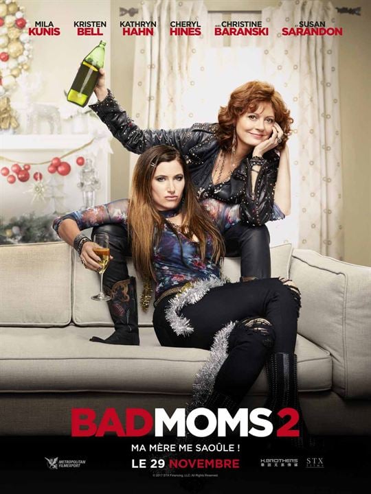 Bad Moms 2 : Affiche Susan Sarandon, Kathryn Hahn