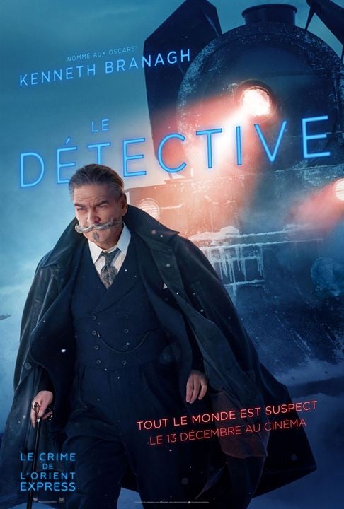 Le Crime de l'Orient-Express : Affiche Kenneth Branagh