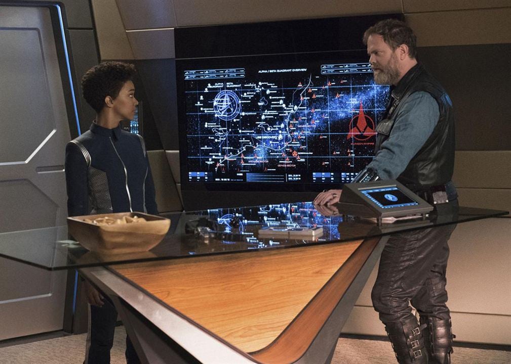 Star Trek: Discovery : Photo Rainn Wilson, Sonequa Martin-Green