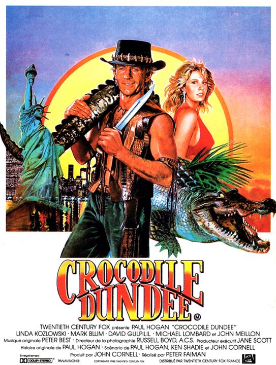 Crocodile Dundee : Affiche