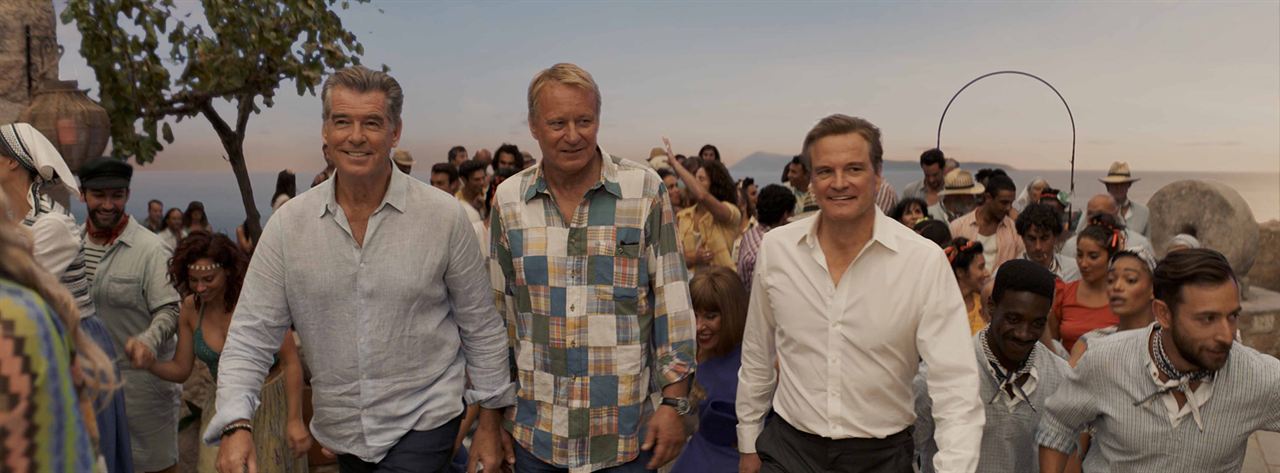 Mamma Mia! Here We Go Again : Photo Stellan Skarsgård, Colin Firth, Pierce Brosnan