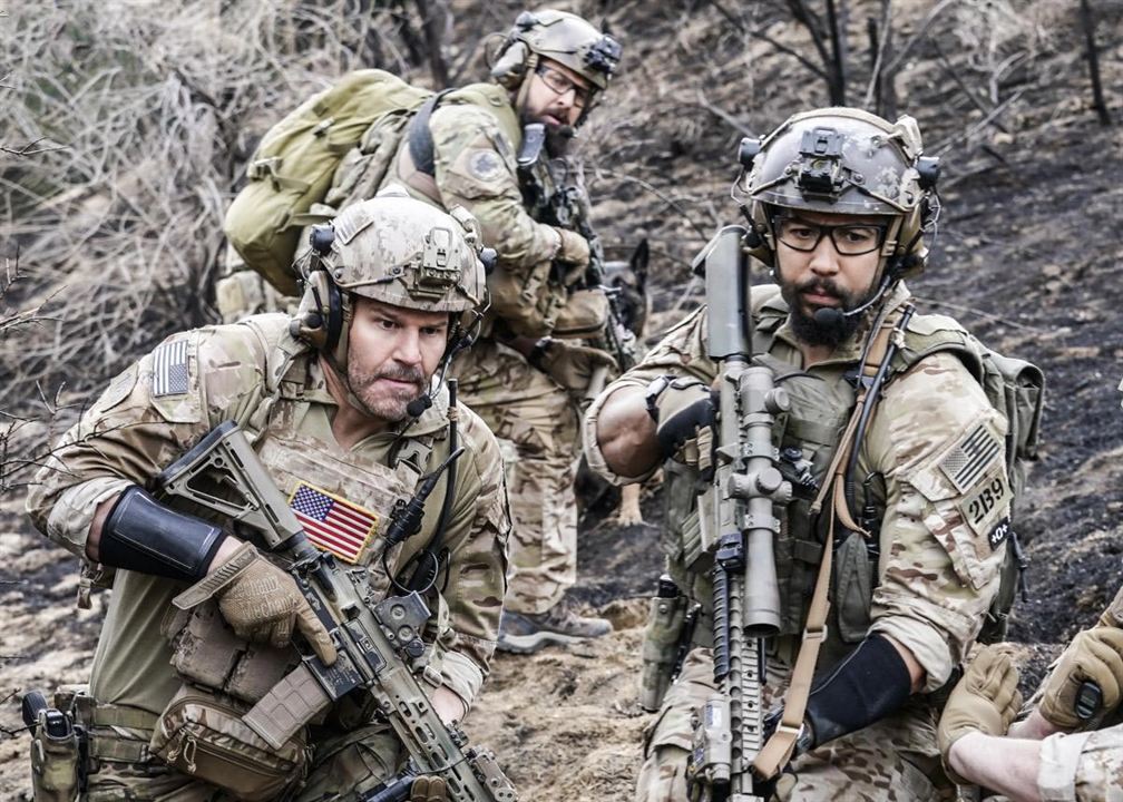 SEAL Team : Photo A.J. Buckley, David Boreanaz, Neil Brown Jr.