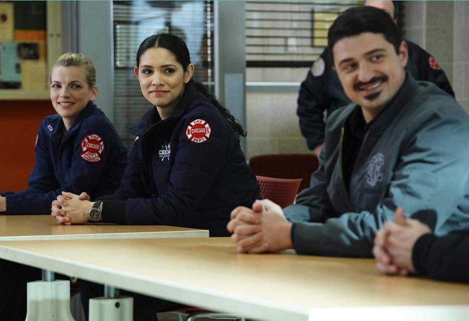 Chicago Fire : Photo Kara Killmer, Miranda Rae Mayo, Yuri Sardarov