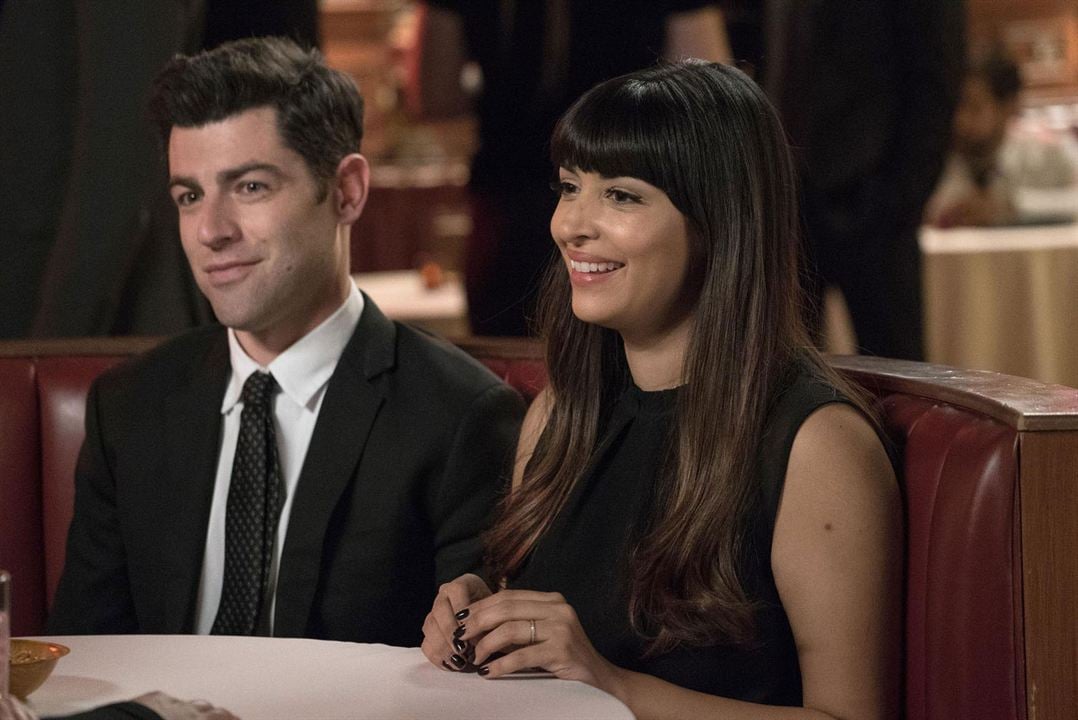 New Girl : Photo Max Greenfield, Hannah Simone