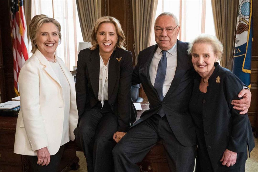 Photo Colin Powell, Hillary Clinton, Madeleine Albright, Tea Leoni