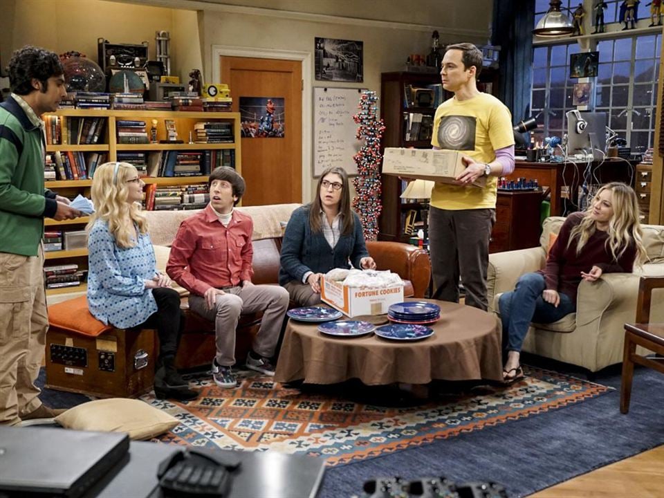 The Big Bang Theory : Photo Melissa Rauch, Mayim Bialik, Kaley Cuoco, Jim Parsons, Kunal Nayyar, Simon Helberg
