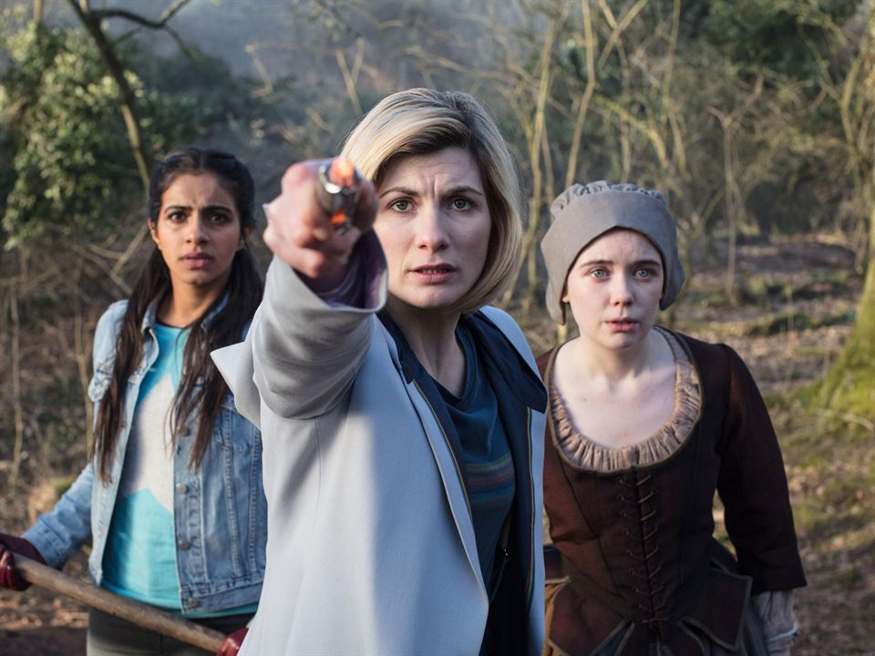 Doctor Who (2005) : Photo Jodie Whittaker, Mandip Gill, Tilly Steele