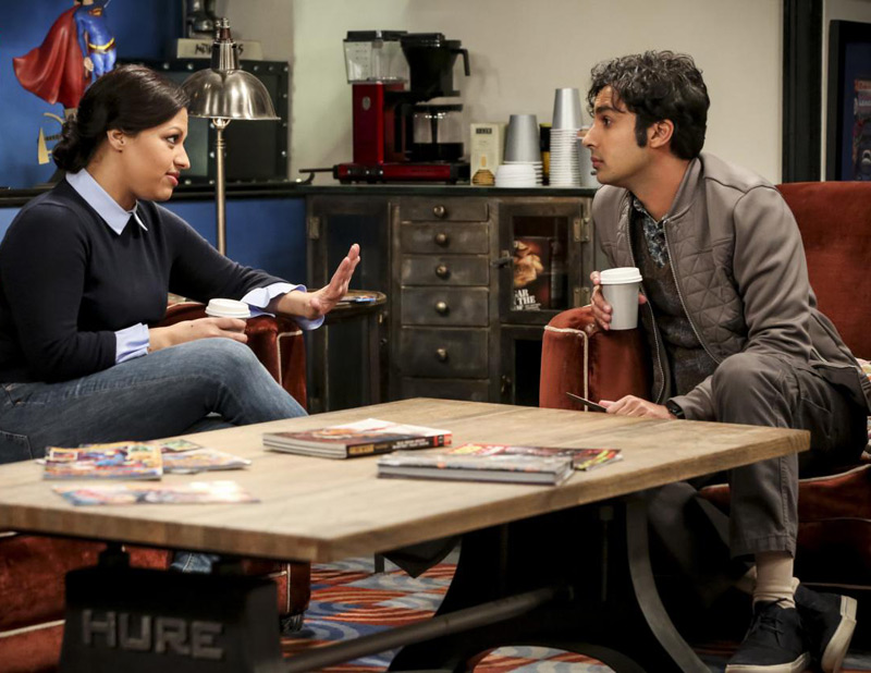 The Big Bang Theory : Photo Rati Gupta, Kunal Nayyar