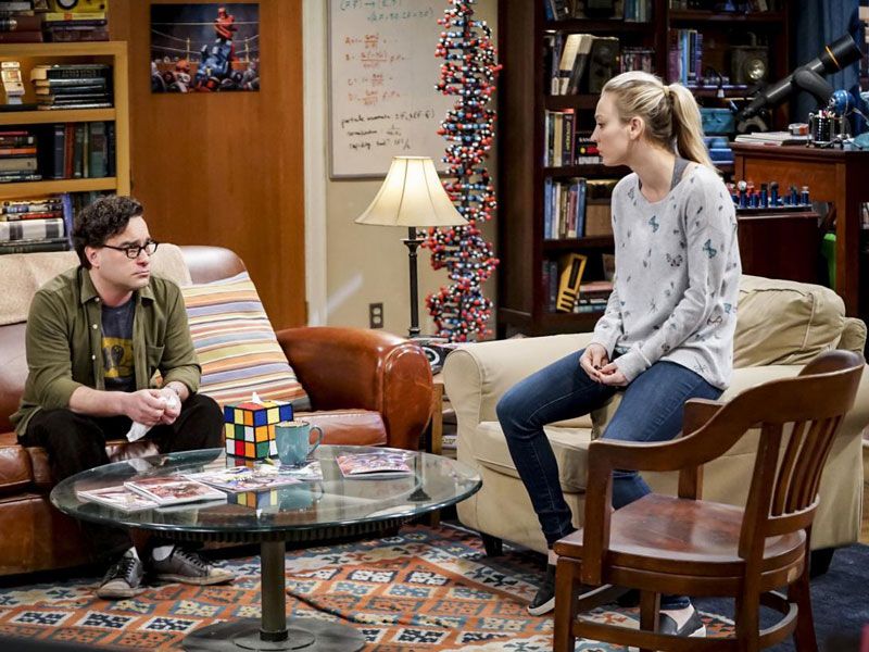 The Big Bang Theory : Photo Kaley Cuoco, Johnny Galecki