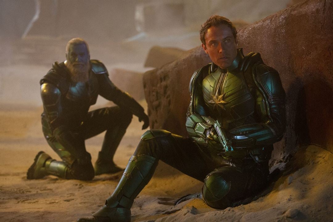 Captain Marvel : Photo Jude Law, Rune Temte