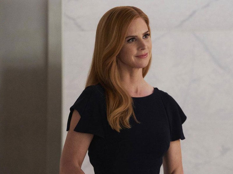 Suits : avocats sur mesure : Photo Sarah Rafferty