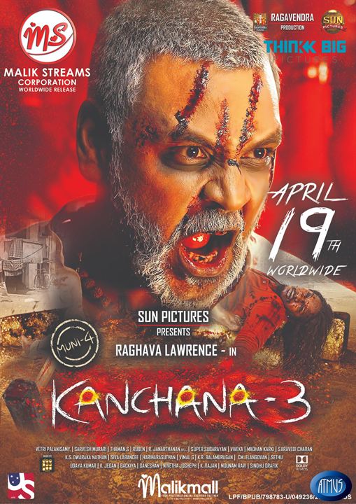 Kanchana 3 : Affiche