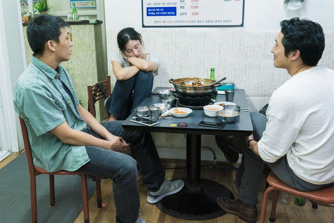 Burning : Photo Steven Yeun, Ah-In Yoo, Jeon Jong-seo
