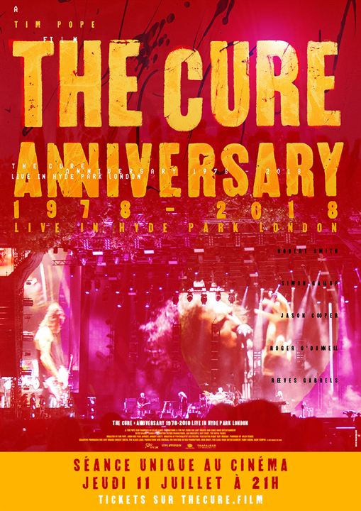 Ciné Music Festival : The Cure Live in Hyde Park - 2018 : Affiche