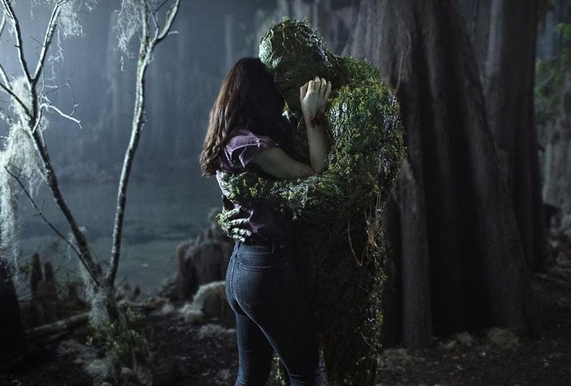 Swamp Thing : Photo Derek Mears, Crystal Reed