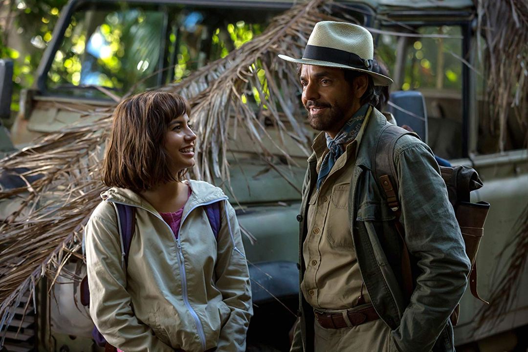 Dora et la Cité perdue : Photo Eugenio Derbez, Isabela Merced