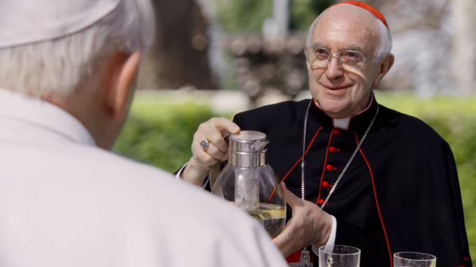 Les deux Papes : Photo Anthony Hopkins, Jonathan Pryce