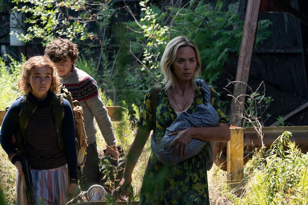 Sans un bruit 2 : Photo Noah Jupe, Millicent Simmonds, Emily Blunt