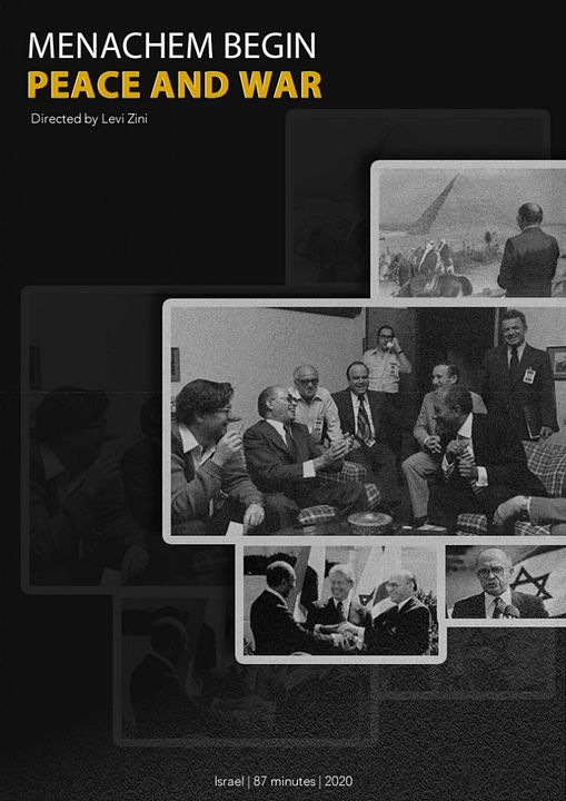 Menachem begin : Peace and war : Affiche