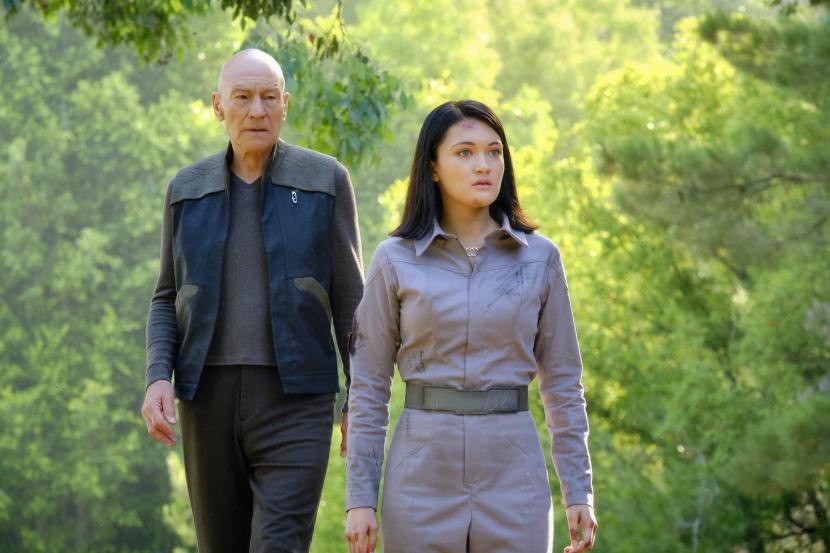 Star Trek: Picard : Photo Patrick Stewart, Isa Briones