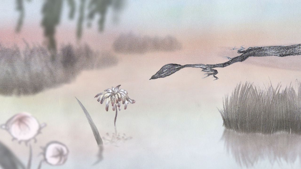 Un oiseau qui aime une fleur : Photo