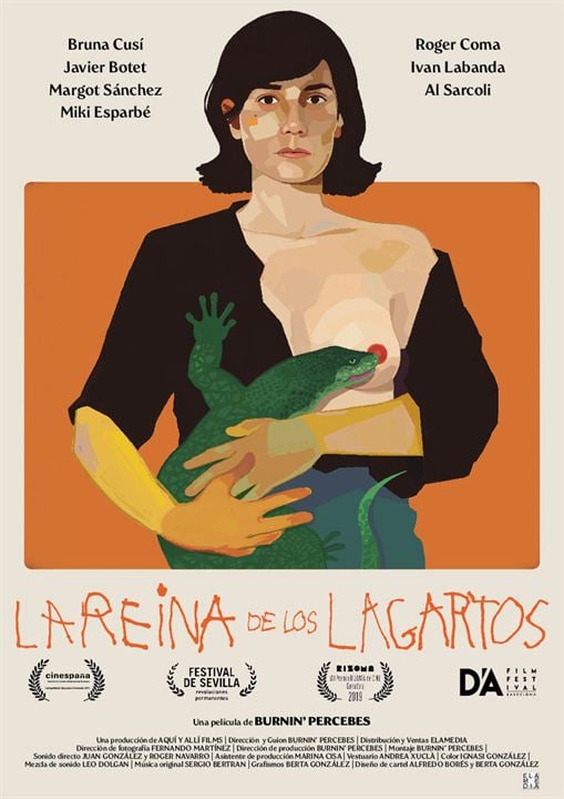 La reina de los lagartos : Affiche