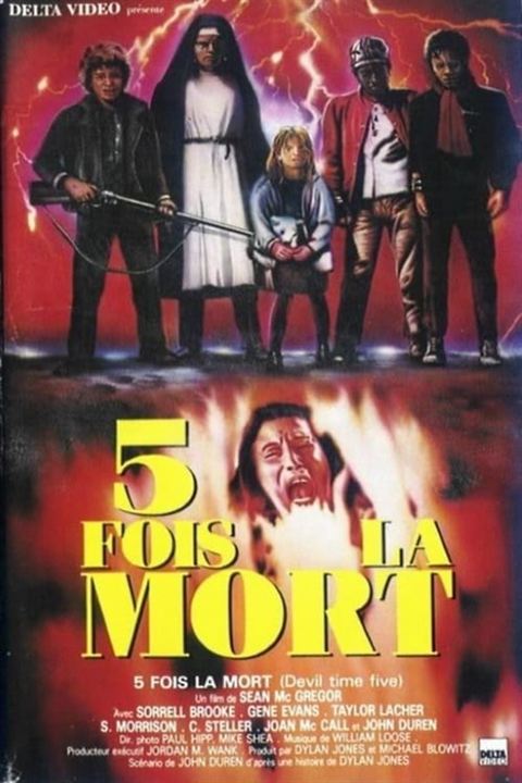 Cinq fois la mort : Affiche