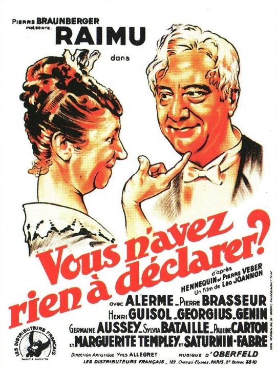 Vous n’avez rien à déclarer? : Affiche