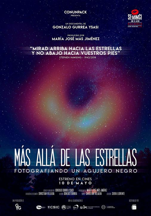 Más allá de las estrellas. Fotografiando un agujero negro : Affiche