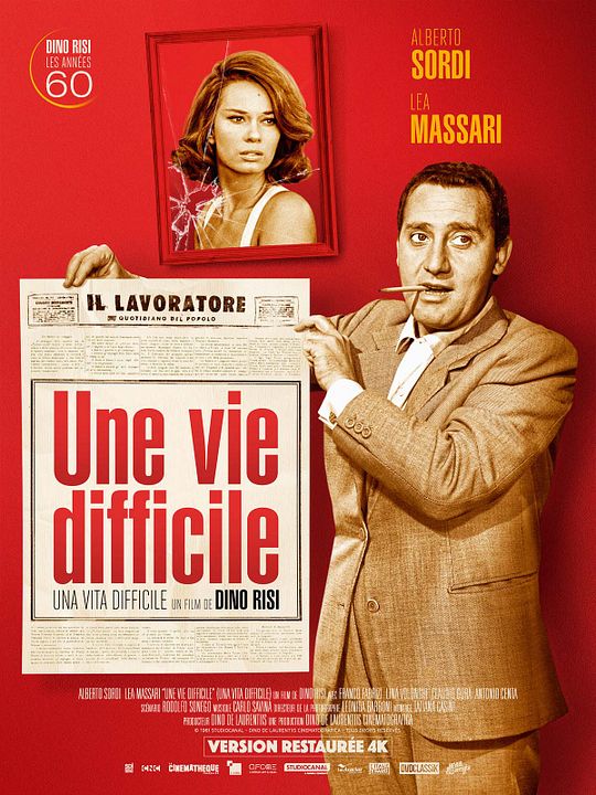 Une vie difficile : Affiche