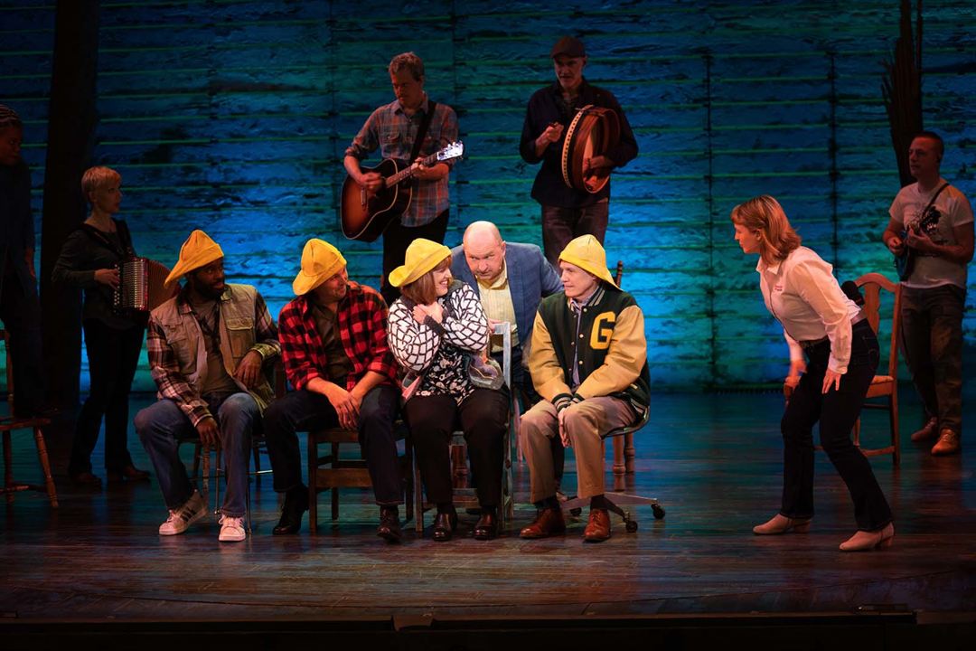 Come From Away : Photo Jim Walton, Joel Hatch, De'Lon Grant, Tony Lepage, Emily Walton, Sharon Wheatley