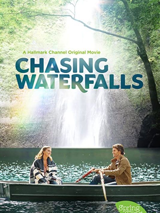 Coup de foudre sous les cascades : Affiche